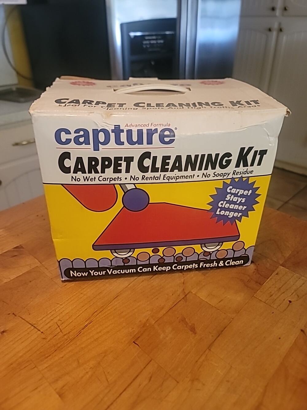 Capture Carpet Cleaning Kit 2.5 lb Advanced Formula Removes Dirt Odors Allergen